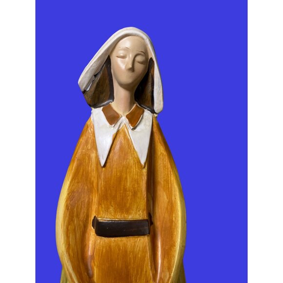 Delton Products, Inc Thanksgiving Pilgrim  Couple Figurines - Picture 2 of 11